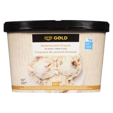 CO-OP Gold Butterscotch Crunch Ice Cream 1.5L